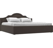 Интерьерная кровать Лига диванов Афина 200 рогожка Амур коричневый 123050