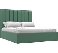 Интерьерная кровать Лига диванов Афродита 160 рогожка Амур зеленый 123584