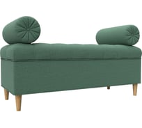 Банкетка Лига диванов Глория рогожка Амур зеленый 125842