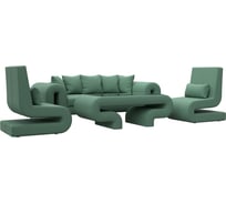 Набор Лига диванов Волна-2 (стол, диван, 2 кресла) 125329