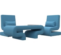 Набор Лига диванов Волна-3 (стол, 2 кресла) 125784