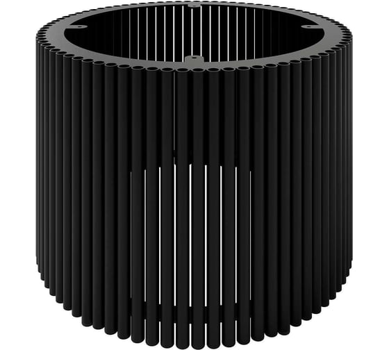 Круглое металлическое подстолье GENGLASS черное TRUBIS M GGTP-03-2-M