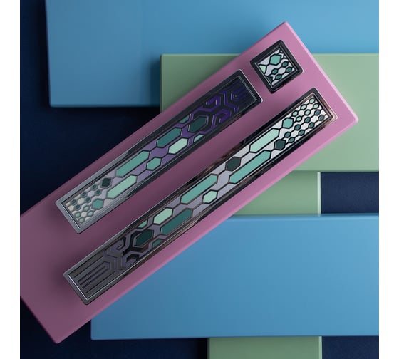 Ручка-скоба KERRON JEWEL 128 мм, хром KA1-128JW21-CR