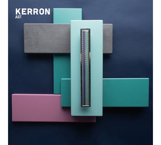 Ручка-скоба KERRON BREEZE 192 мм, полимер, хром KA1-192BR21P-CR