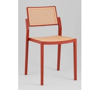 Стул для кухни обеденный Стул Груп пластиковый Milto, красный 8059 red/beige