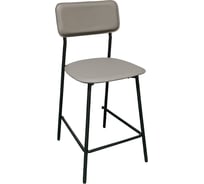 Стул полубарный со спинкой Стул Груп Mikkie, серый HPB-2317 HAB1-10