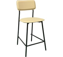 Стул полубарный со спинкой Стул Груп Mikkie, бежевый HPB-2317 HAB1-23