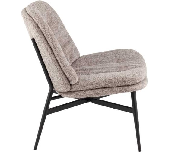 Стул-кресло лаунж Стул Груп Tail, букле, коричневый DM5052-1 BMG857-6 L.brown