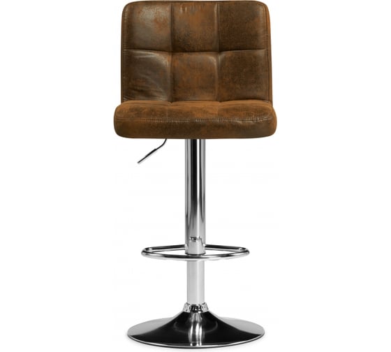 Барный стул Woodville Paskal brown/chrome 15825
