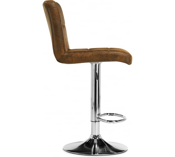 Барный стул Woodville Paskal brown/chrome 15825