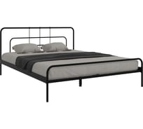 Двуспальная кровать Woodville Ирэн 160х200 см, черная 613390