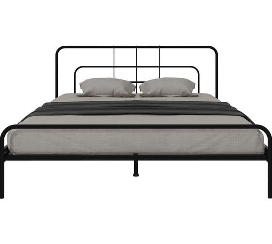 Двуспальная кровать Woodville Ирэн 160х200 см, черная 613390