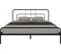 Двуспальная кровать Woodville Ирэн 160х200 см, черная 613390 2