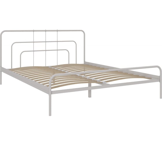 Двуспальная кровать Woodville Ирэн 160х200 см, белая 613396