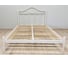Двуспальная кровать Woodville Кери 160х200 см, белая 613388 7
