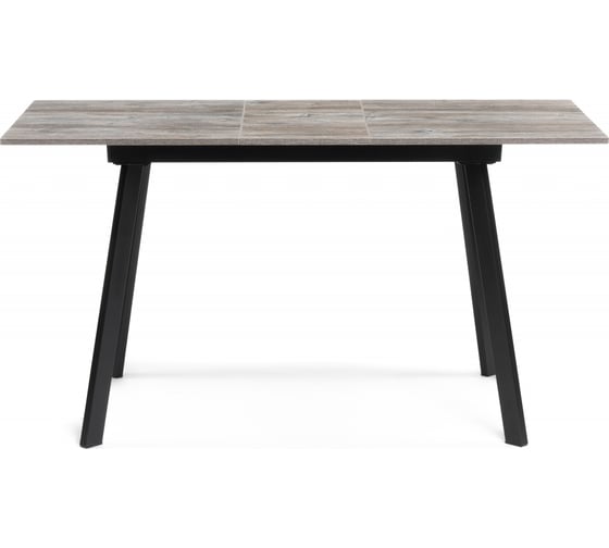 Деревянный стол Woodville Агни 110(140)х68х76 см, сосна пасадена/черный матовый 612870