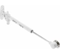 Газлифт мебельный GTV 100N, с амортизатором ( упаковка 10 шт), цвет белый PD-GAM100-N10