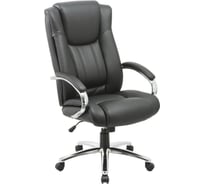 Кресло BN_Dt_EChair-561 TR Комус Мебель рец.кожа черная, хром 716345