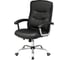 Кресло BN_Dt_EChair-550 TR Комус Мебель рец.кожа черная, хром 526698 2