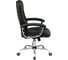Кресло BN_Dt_EChair-550 TR Комус Мебель рец.кожа черная, хром 526698 7