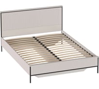 Кровать Мебельград Нора спальня 1200 Персидский жемчуг/Вереск 70394