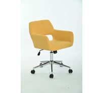 Компьютерное кресло Стул Груп ROSS CHROME ROSS, рогожка, желтый 50-7