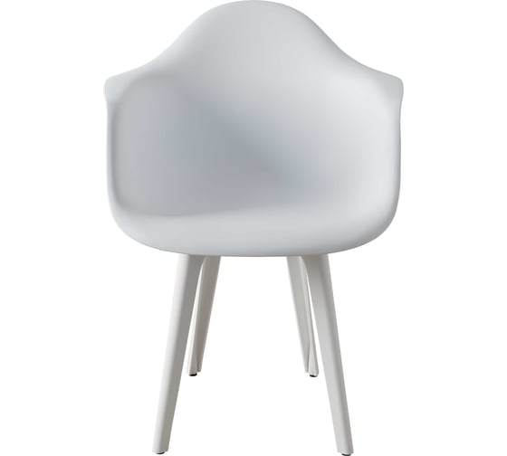 Стул-кресло из пластика DERSTUHL Plast White Eames, белый DSL045.101