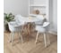 Стул-кресло из пластика DERSTUHL Plast White Eames, белый DSL045.101 2