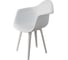 Стул-кресло из пластика DERSTUHL Plast White Eames, белый DSL045.101 3