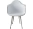 Стул-кресло из пластика DERSTUHL Plast White Eames, белый DSL045.101 4