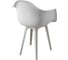 Стул-кресло из пластика DERSTUHL Plast White Eames, белый DSL045.101 6