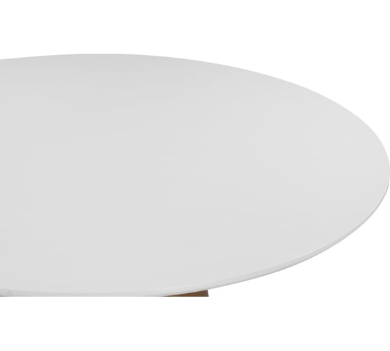 Стол Woodville Huge 120х75 см, white/brown 15826