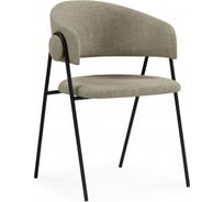 Стул на металлокаркасе Woodville Криспиан бежевый/черный 612886