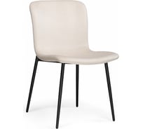 Стул на металлокаркасе Woodville Игон бежевый/черный муар 610749