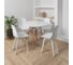 Комплект стульев пластиковых DERSTUHL 4 шт Plast White Eames, белый, DSL044.101.4 2