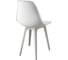 Комплект стульев пластиковых DERSTUHL 4 шт Plast White Eames, белый, DSL044.101.4 6