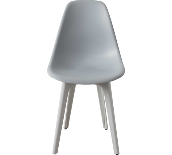 Комплект стульев пластиковых DERSTUHL 4 шт Plast White Eames, светло-серый, DSL044.102.4