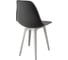 Стул пластиковый DERSTUHL Plast White Eames, темно-серый DSL044.103 6