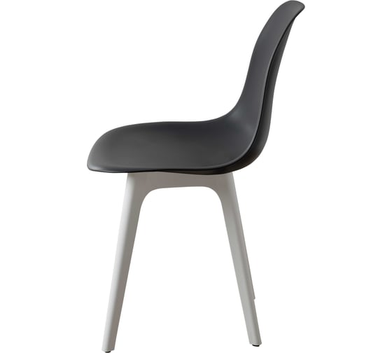 Комплект стульев пластиковых DERSTUHL 4 шт Plast White Eames, темно-серый, DSL044.103.4
