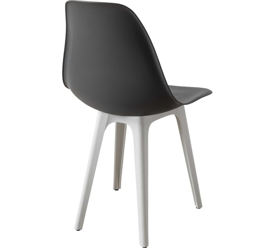 Комплект стульев пластиковых DERSTUHL 4 шт Plast White Eames, темно-серый, DSL044.103.4