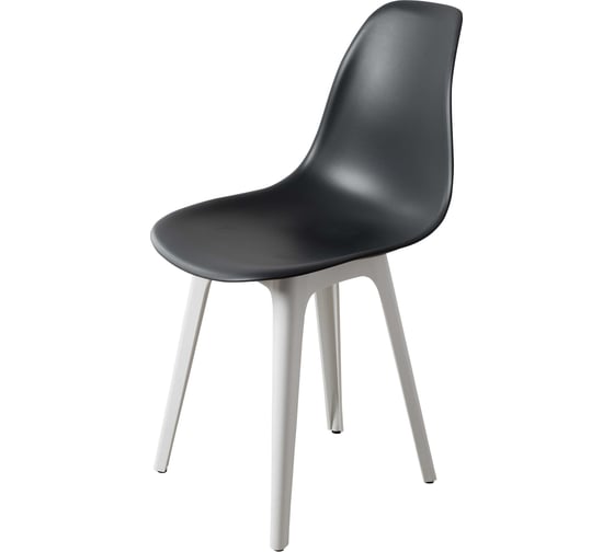 Комплект стульев пластиковых DERSTUHL 2 шт Plast White Eames, темно-серый, DSL044.103.2