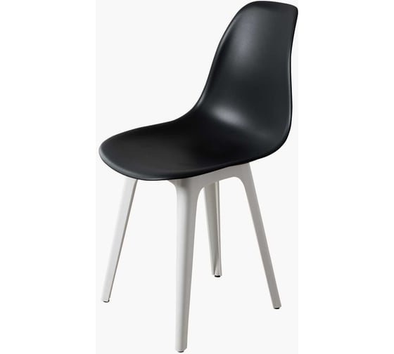 Стул DERSTUHL Plast White Eames, черный, комплект 2 шт DSL044.110.2
