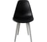 Комплект стульев пластиковых DERSTUHL 2 шт Plast White Eames, черный, DSL044.110.2 4