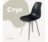 Стул пластиковый DERSTUHL Plast White Eames, черный DSL044.110 1