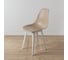 Стул пластиковый DERSTUHL Plast White Eames, темно-бежевый DSL044.113 7