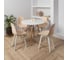 Комплект стульев пластиковых DERSTUHL 4 шт Plast White Eames, теплый бежевый, DSL044.114.4 2