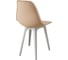 Комплект стульев пластиковых DERSTUHL 4 шт Plast White Eames, теплый бежевый, DSL044.114.4 6