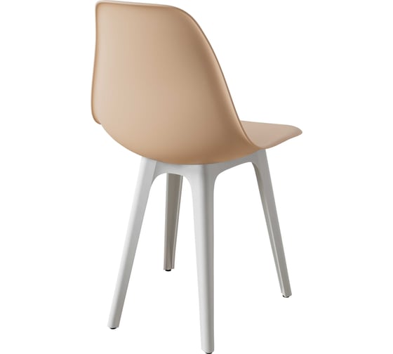 Стул пластиковый DERSTUHL Plast White Eames, теплый бежевый DSL044.114