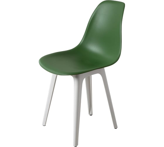 Комплект стульев пластиковых DERSTUHL 2 шт Plast White Eames, темно-зеленый, DSL044.116.2