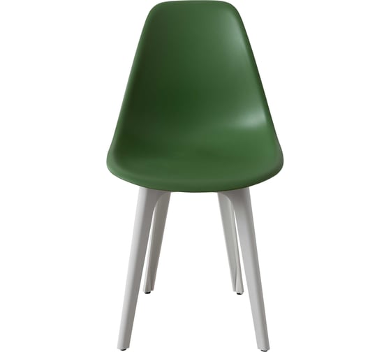 Комплект стульев пластиковых DERSTUHL 2 шт Plast White Eames, темно-зеленый, DSL044.116.2